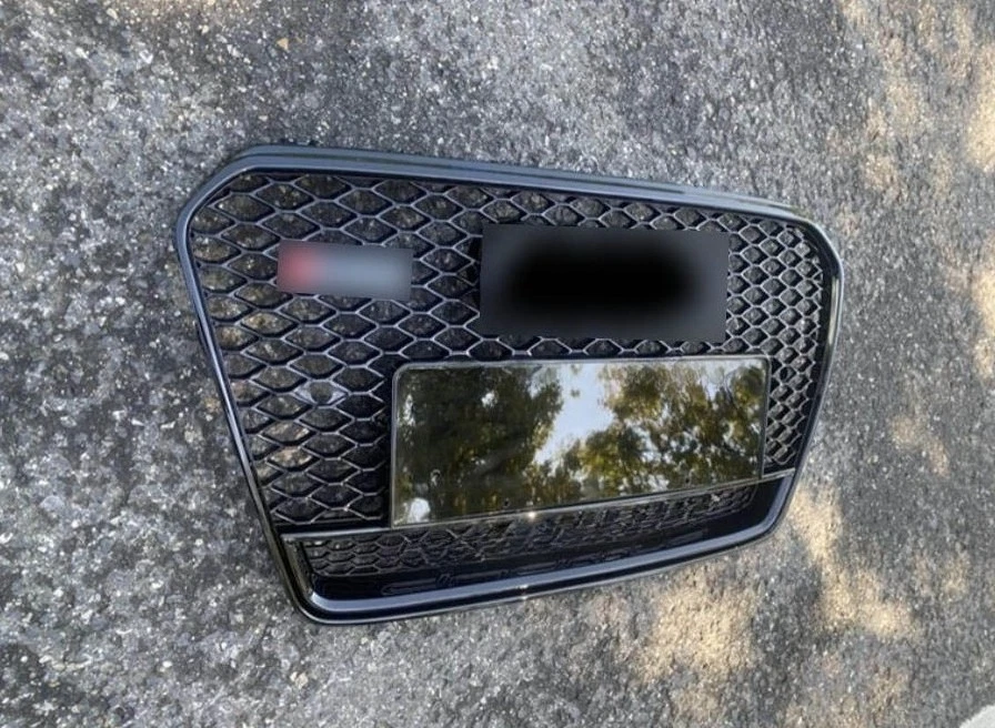 Parachoques delantero negro parrilla para Audi 12 2013 2014 2015 2016 A5 S5 RS5 Foto 3 de 3