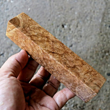 Figured Asian Satinwood Burl Pen Blank 30x150x30mm DIY Craft 604