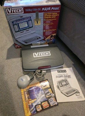 Vintage VTech sprechender Whiz Kind große Maus pädagogisch interaktiv verpackt getestet