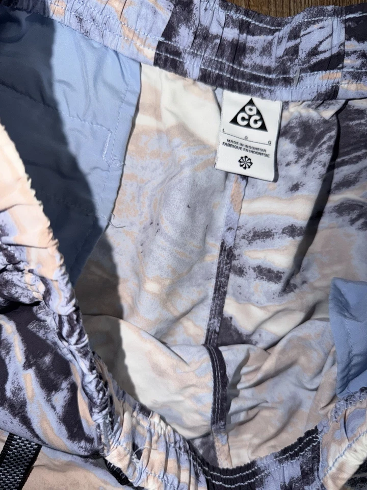 Pantalones Cortos Nike ACG Trail Informales Estampado Completo FB4198-601 Multicolor Para Hombre Grandes Foto 4 de 4