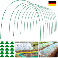 Pflanztunnel Bögen 60 Stück Fiberglasstangen Hochbeet Gartenbogen Set