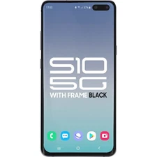 Samsung S10 LCD with Touch + Frame Prism Black B Grade (OEM PULL)