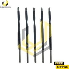 70mm Reusable Electrosurgery Tips Needle Blade Electrodes Cautery Knife ESU 5Pcs