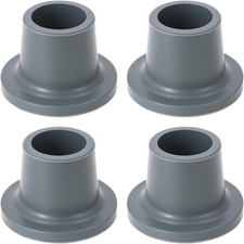 Replacement Feet for Shower Chair 4 Pack 1-1/8 Inch TPR Rubber Tips Base