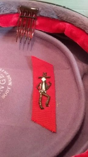 Vintage Velvet Hat Fur Body Made In Italy Pelle D’Angelo Interior Charm I Magnin - Image 2 of 4