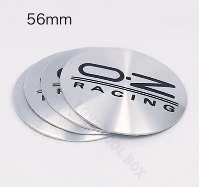 OZ Racing Center Cap Aufkleber 4er Set 56mm Silber