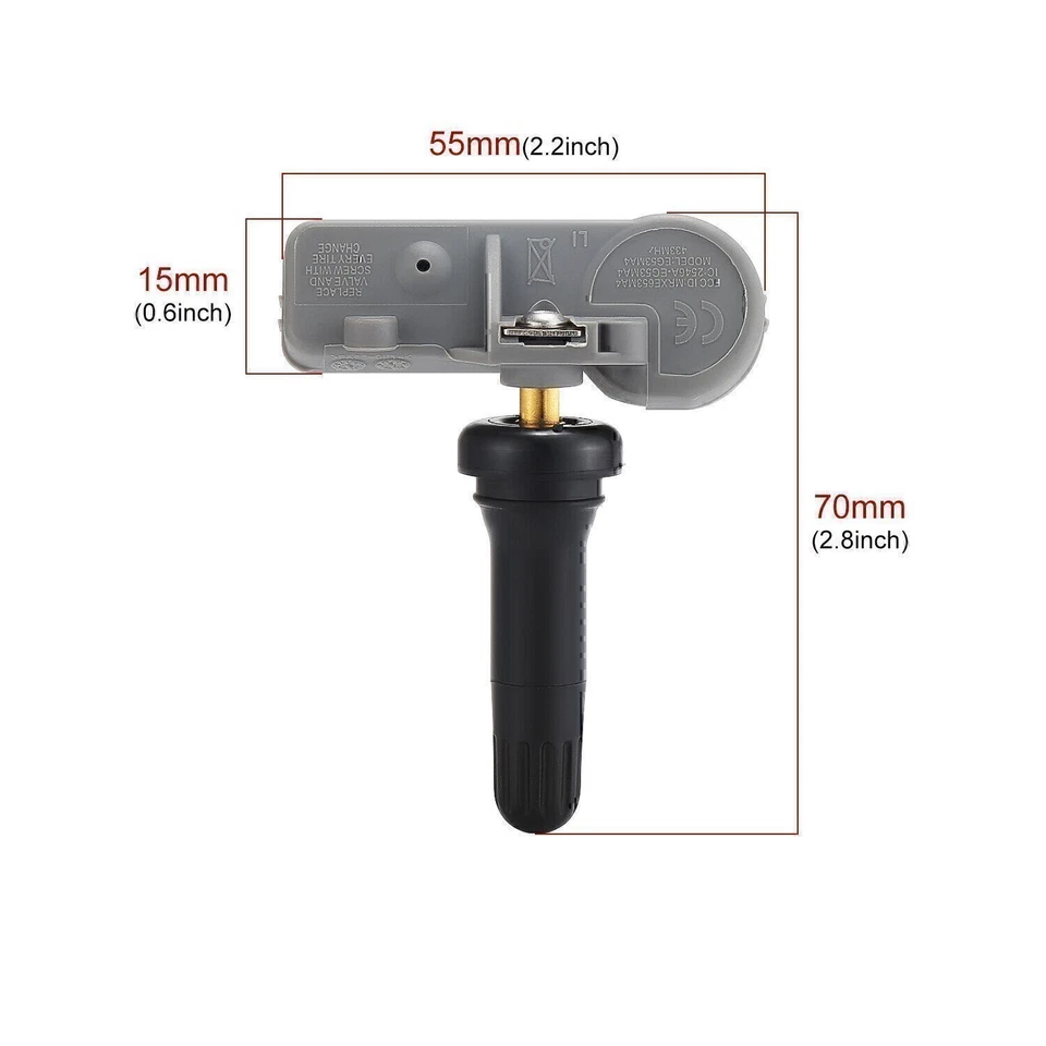 Set Of 5 56029398AB Tire Pressure Sensor TPMS For Dodge Chrysler Jeep RAM US - Image 3 of 4