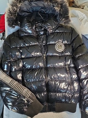 Switch Puffer Jacket Med  Rhinestone Accents Give It A Great Touch