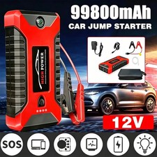 Car Jump Starter Booster Jumper Box Power Bank Battery Charger 99800mah New