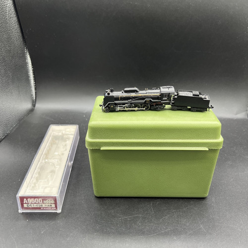N Scale TESTED Microace A9500 D51-498 Japanese Steam Locomotive (2) - Picture 1 of 12