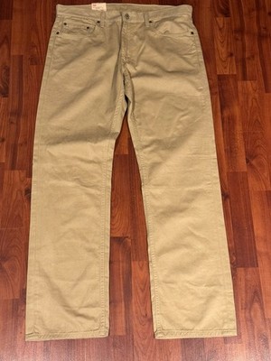 Levi's Men's 559 Relaxed Straight Fit Jeans Desert Taupe Tan 36x34 NWT