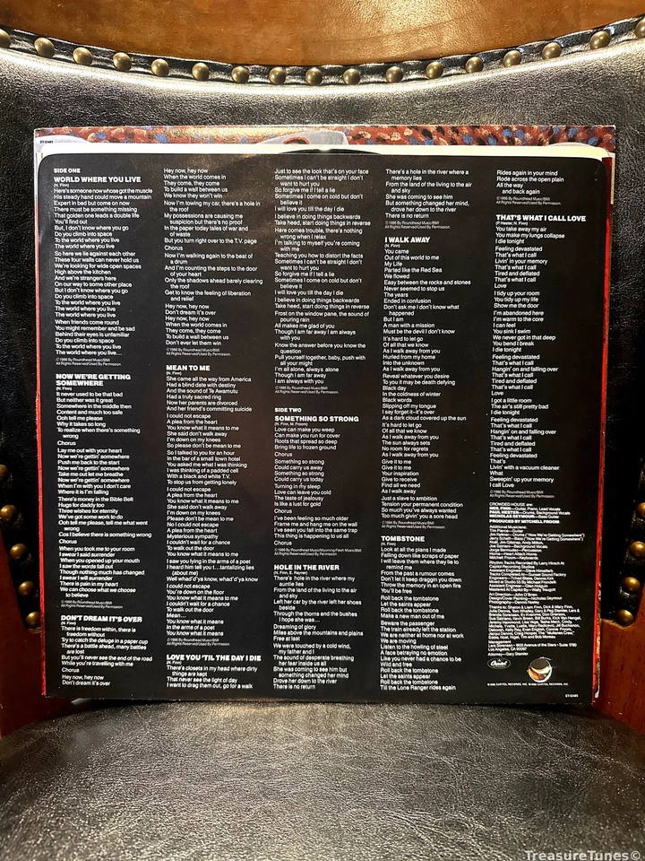 Crowded House - Crowded House Vinyl LP [1986] ST-12485 - Image 4 of 4