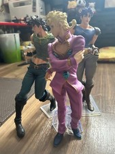 JoJo's Bizarre Adventure Figure Set Joseph Joestar Jonathan Giorno Gold Wind