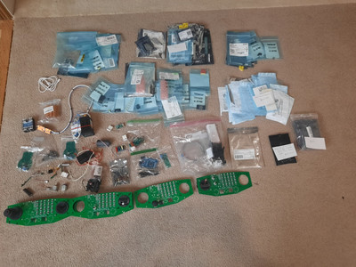 Lot Of Misc Electronic Components: Thermocouples, Resistors, Capacitors, Etc