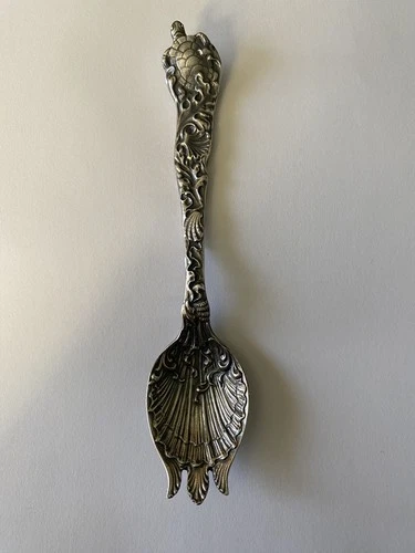 Gorham Sterling Silver Terrapin Ice Cream Fork Hizen  Pattern Please read Desc.
