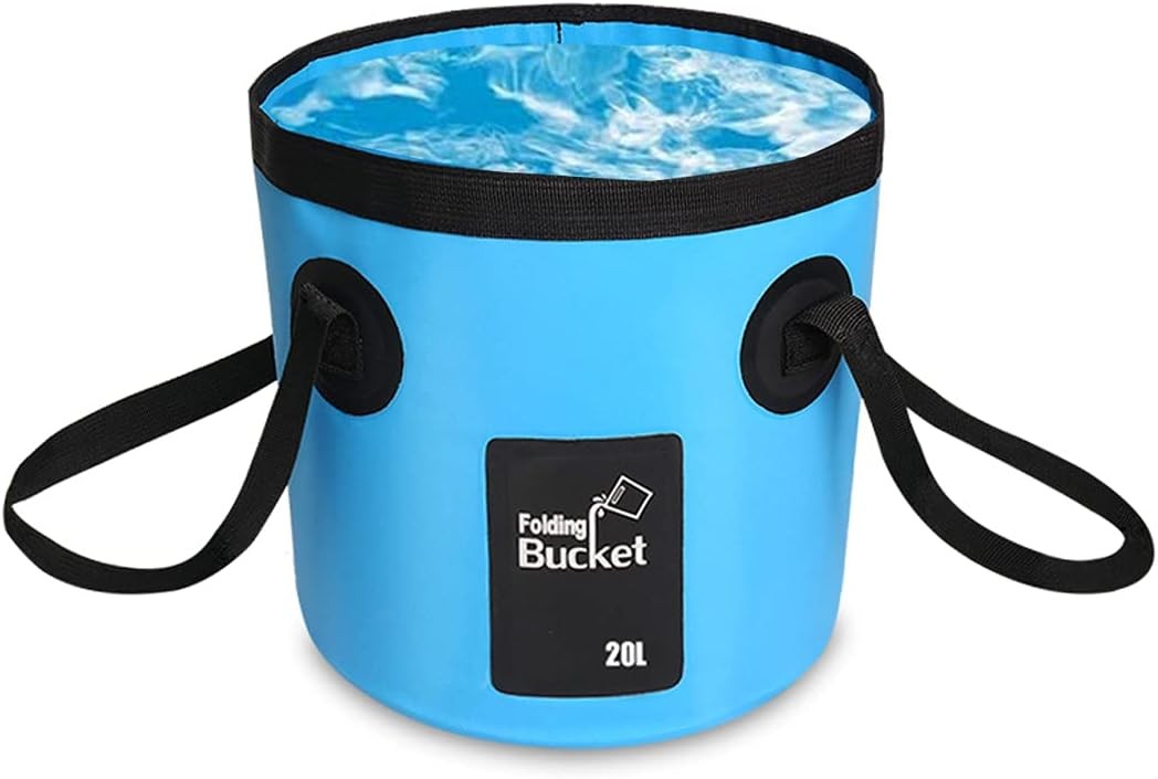 Folding Water Bucket, 20L Portable Collapsible Bucket Water Carrier Storage Was
