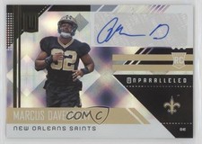 2018 Panini Unparalleled Rookie Signatures Marcus Davenport #299 Auto 3f2