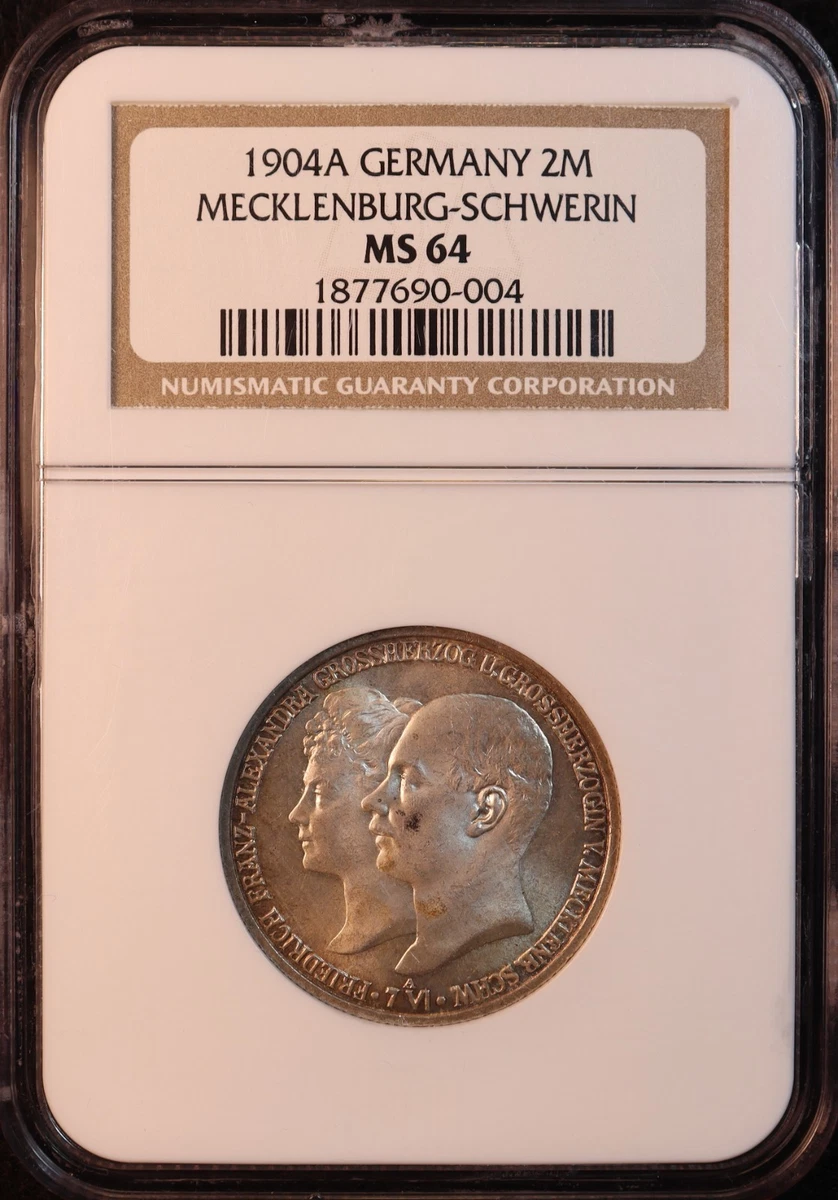 NGC 1904 年德意志帝国银币(1871-1918) | eBay
