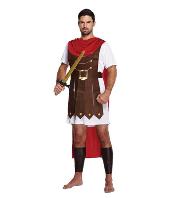  Erwachsene Herren römischer Gladiator Soldat Sparticus ausgefallenes Verkleiden Outfit Kostüm