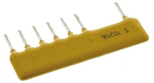 Vishay CNS-471 6-DECADE DIVIDER RESISTOR NETWORK 21.08x7x2.54mm 0.6W 7-Terminals - Picture 2 of 2