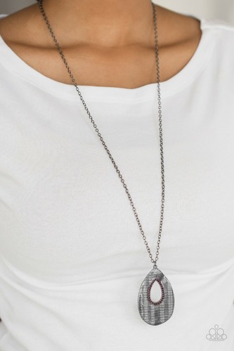 New Paparazzi Gunmetal Teardrop 