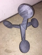 AR500 3/8" Steel Walking Jumping Target Kit 4" Pads X 12" Tall