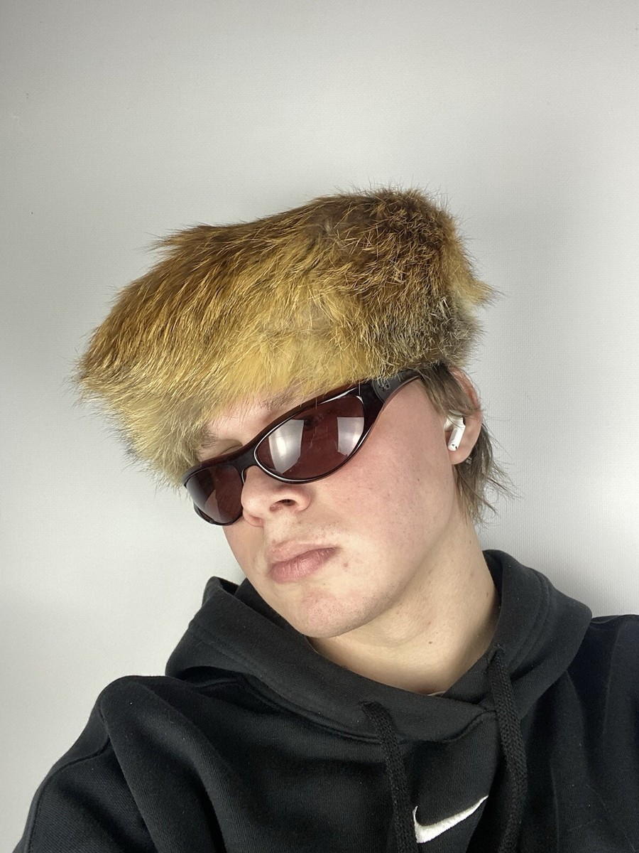 Y2K Ushanka Fur Fuzzy Hat 90s Style Vintage ifsixwasnine OS | eBay