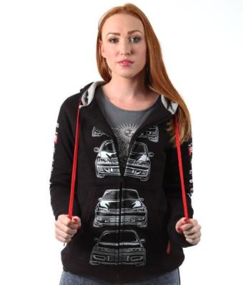 Toyota JZX81 Cresta JZX90 Mark II JZX100 Chaser JZX110 TRD JDM Womens Hoodie