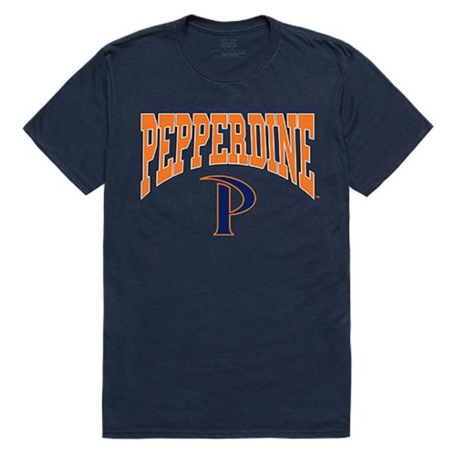 Pepperdine University Waves Arch Logo Youth T-Shirt - Navy