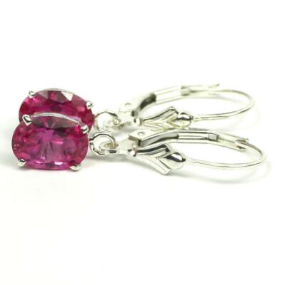 Created Pink Sapphire, 925 Sterling Silver Threader, SE003