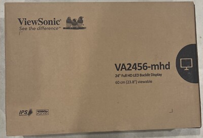 ViewSonic IPS Monitor VA2456-MHD 24'' 1080p 100Hz with HDMI, DP and VGA