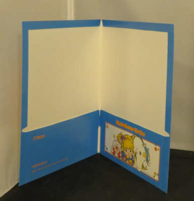 Lot De 4 Porte-Documents Rainbow Brite – The Mead Corporation, Portfolios Vintage