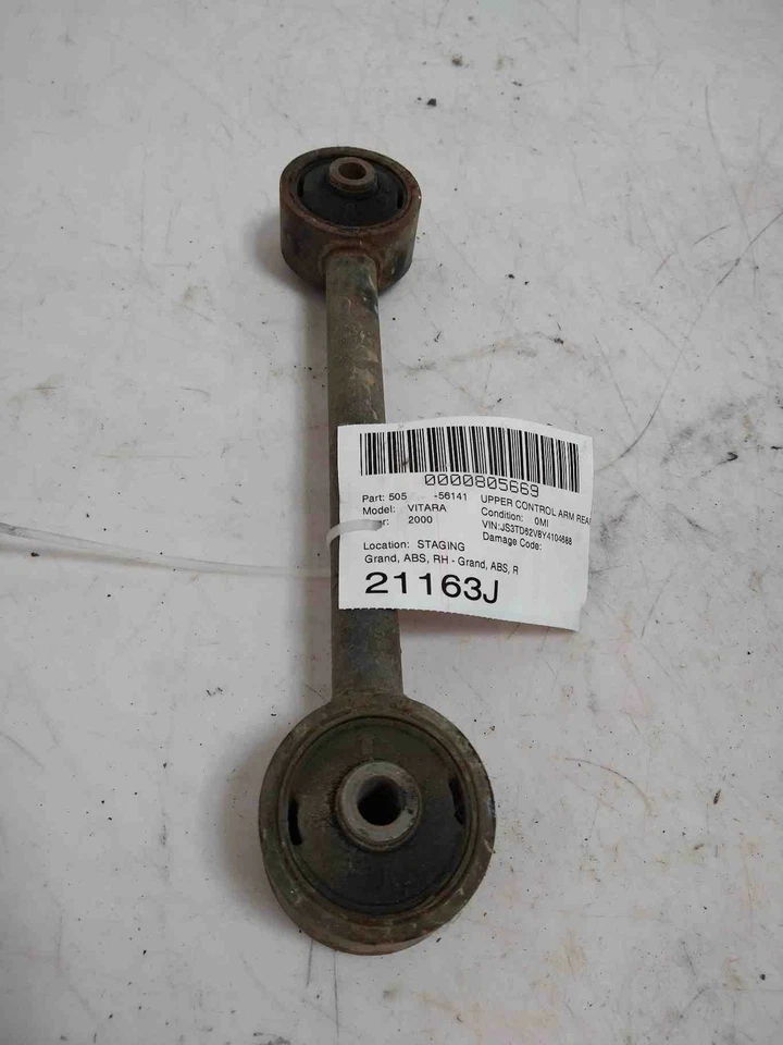 1999 - 2005 Suzuki Grand Vitara braço de controle superior traseiro lado direito do passageiro com ABS - Imagem 2 de 2