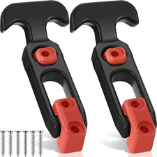 Mudder Flexible Rubber Draw Latch T Handle Hasp Rubber Draw Latches with Scre...