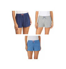 NWoT Jane and Bleecker Womens Sleep Short 3-pack Gray/Blue/Blue Size S 35 9A206