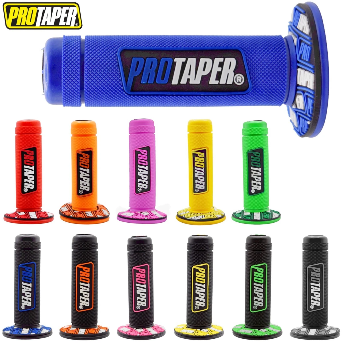 Poignée de moto Protaper Moto Protaper Dirt Bike Motocross 7/8 Gel  Caoutchouc Poignées Mains Frein Mains WG-117N 10 Couleurs