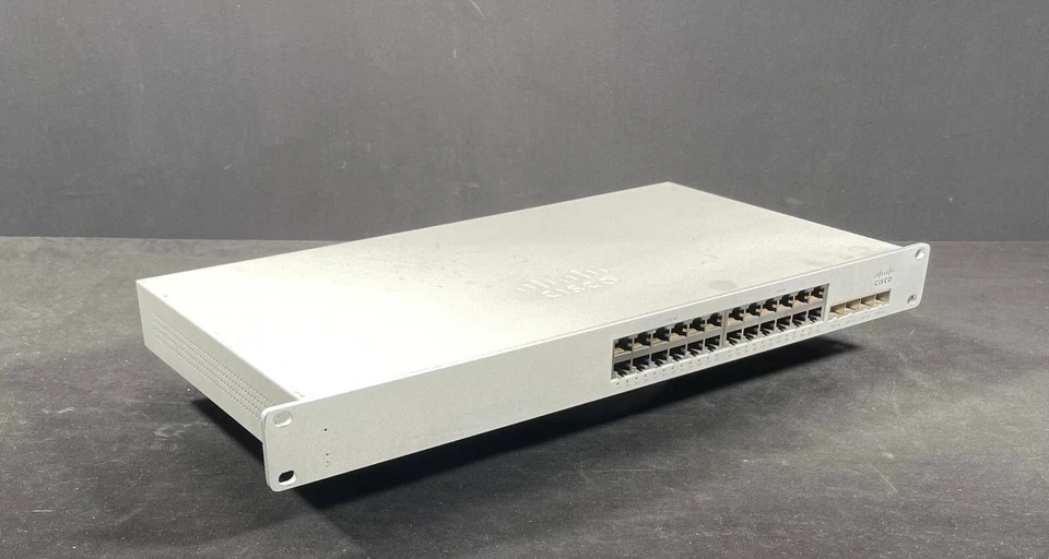 Cisco Meraki MS225-24P-HW 24 Port PoE Switch - UNCLAIMED - Same Day Shipping - Image 2 of 4