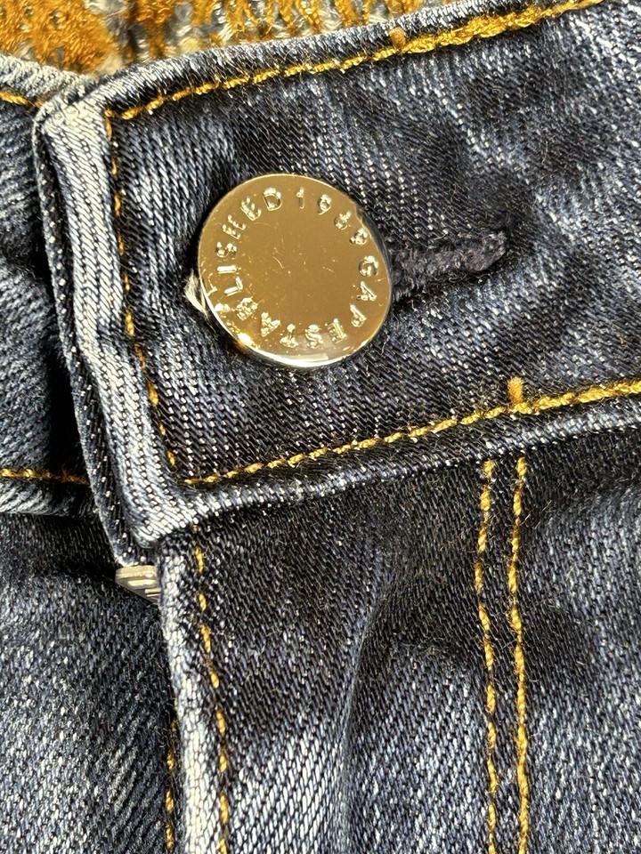 Gap maternity true skinny jeans button zip blue Size 32L eBay