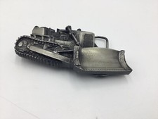 Vintage "Bulldozer" Bergamot Belt Buckle 1978 . K-38. New Old Stock.