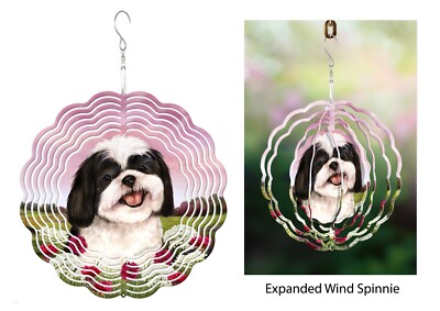 Shih Tzu Wind Spinner