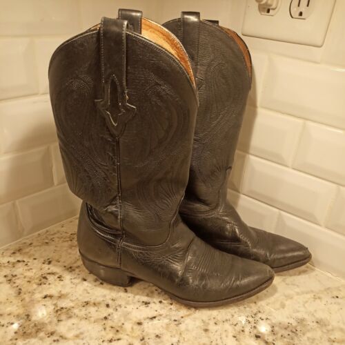 Resistol Ranch Mens Size 10.5 EE Brown Leather Buckaroo  display picture 2