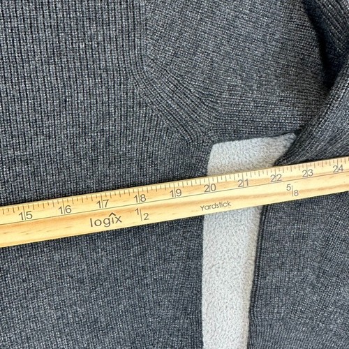 Suéter para mujer Lululemon 4 gris jaspeado mezcla de lana merino costilla cuello redondo - Imagen 2 de 8