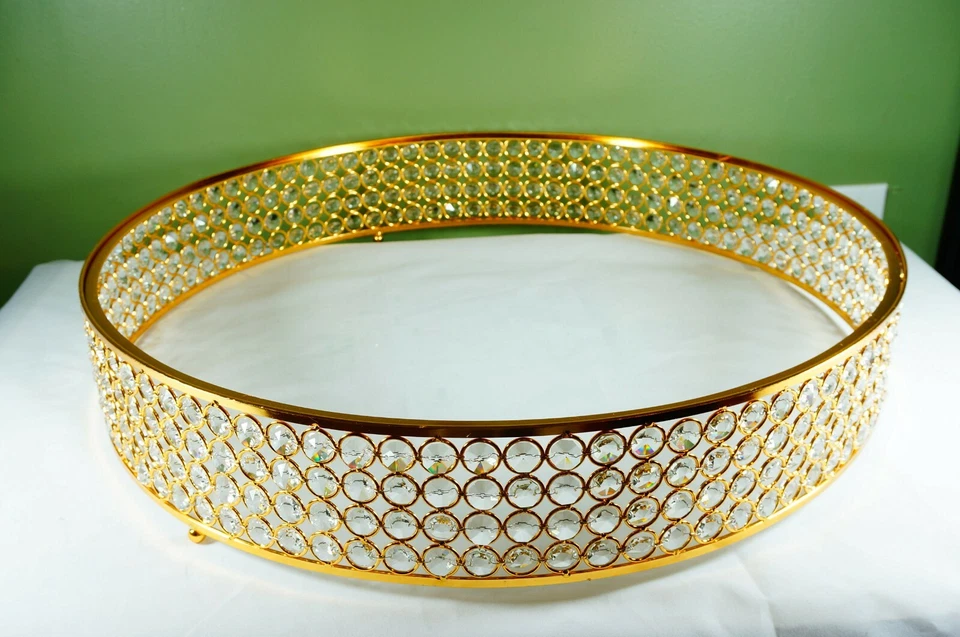 批发 - 批量 3 22 英寸 水晶蛋糕架 婚礼活动派对 Riser 蛋糕架 — 第 3/4 张图片