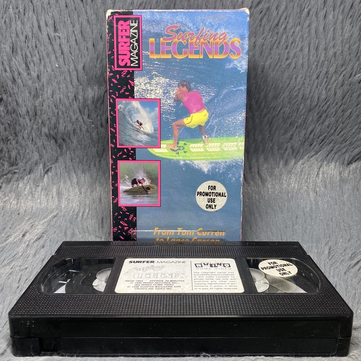 Surfing Legends VHS Tape 1990 Surfer Magazine Promotional Copy Tom