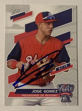JOSE GOMEZ Signed 2020 Topps Pro Debut COPA DE LA DIVERSION BASEBALL CARD AUTO