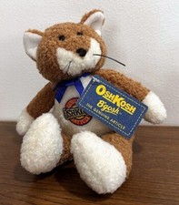 Rare Vintage Eden Oshkosh B'Gosh Genuine Article 10" Fox Plush Exc w/Tags Unused