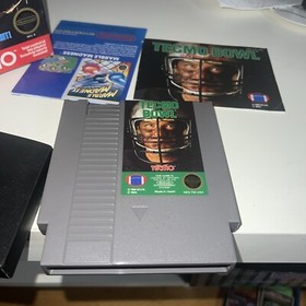 Tecmo Bowl NES Nintendo Complete CIB Authentic Nice Label NFL Official Licensed