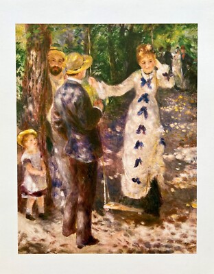 Pierre Auguste Renoir LA BALANCOIRE Plate Signed Lithograph Art | eBay