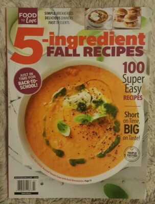 5 INGREDIENT FALL RECIPES Magazine from Food to Love - 100 Super Easy ...