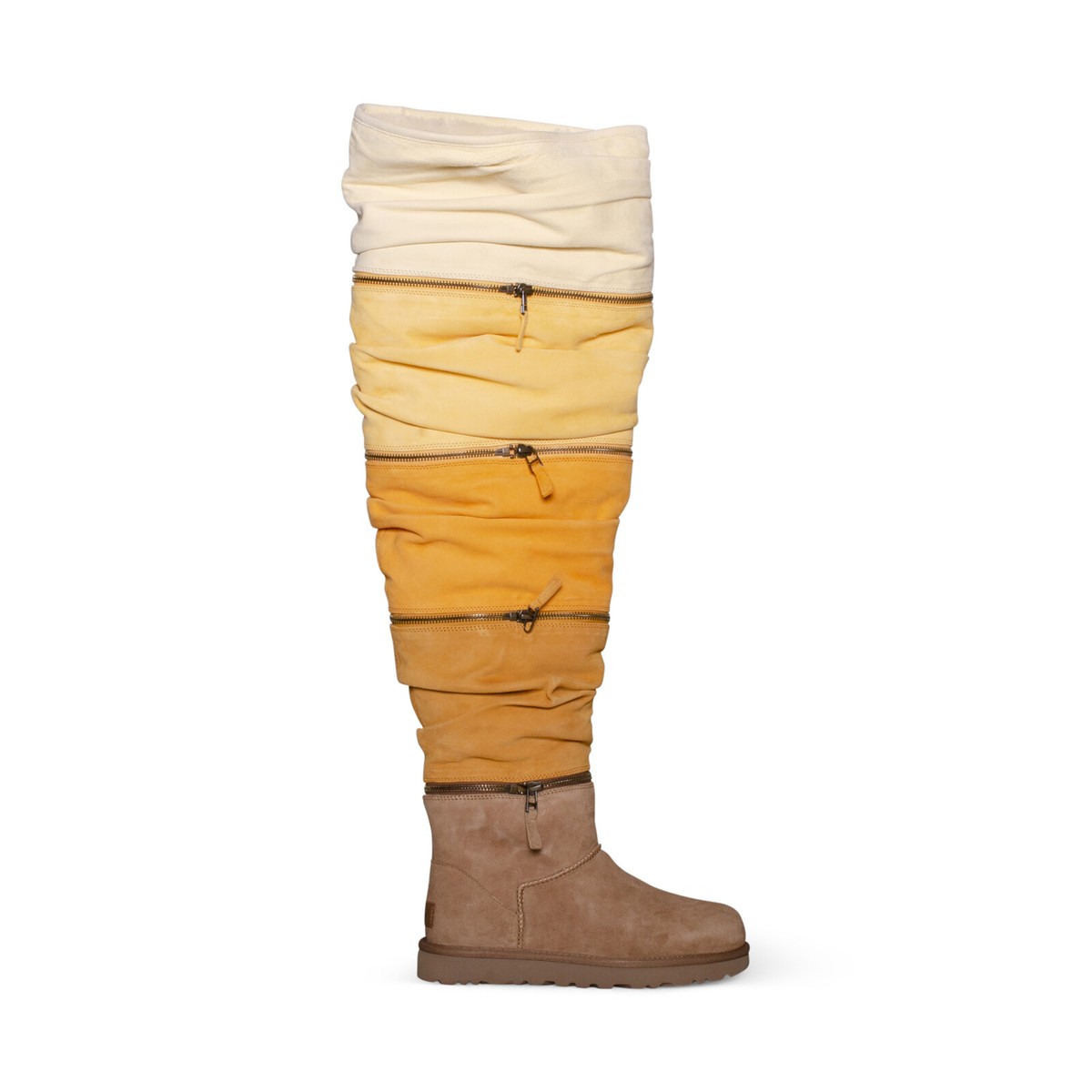 UGG CLASSIC ULTRA ULTRA TALL CHESTNUT MULTI SUEDE WOMEN'S